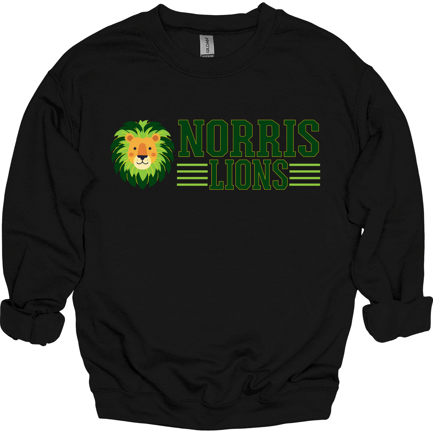 Norris Athletic Lion Crewneck Sweatshirt | Youth & Adult