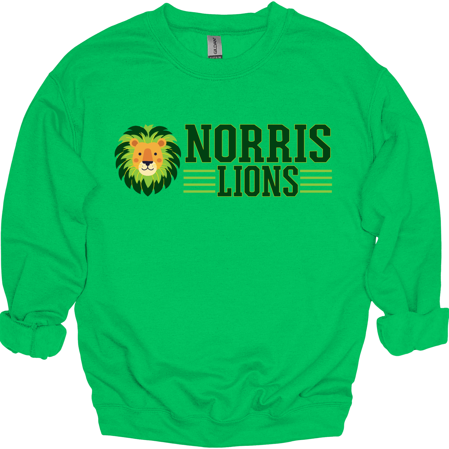 Norris Athletic Lion Crewneck Sweatshirt | Youth & Adult