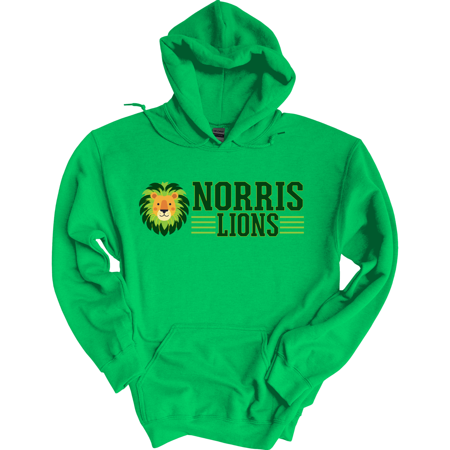 Norris Athletic Lion Hoodie Sweatshirt | Youth & Adult