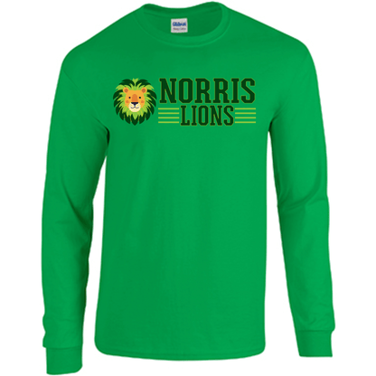Norris Athletic Lion Long Sleeve T-Shirt | Youth & Adult