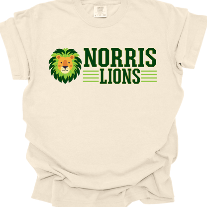 Norris Athletic Lion Comfort Colors T-Shirt | Adult Only