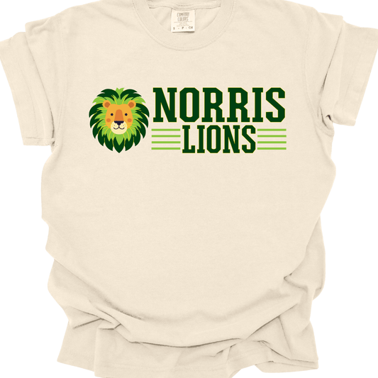 Norris Athletic Lion Comfort Colors T-Shirt | Adult Only