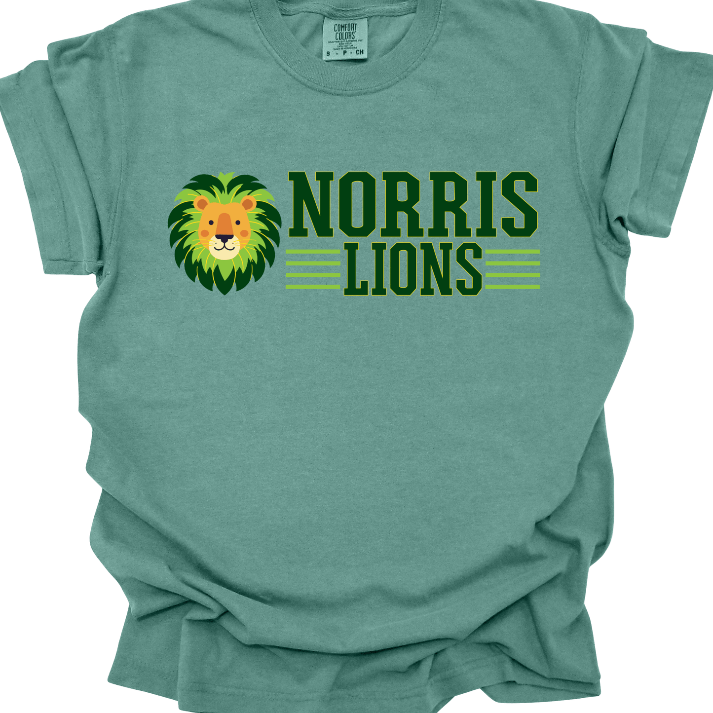 Norris Athletic Lion Comfort Colors T-Shirt | Adult Only