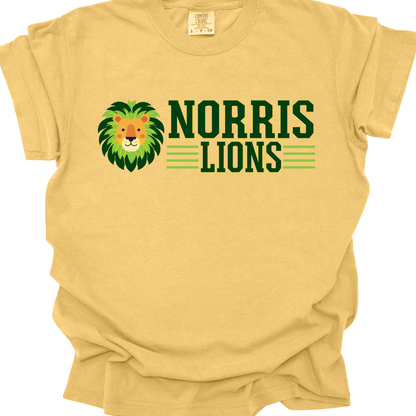 Norris Athletic Lion Comfort Colors T-Shirt | Adult Only