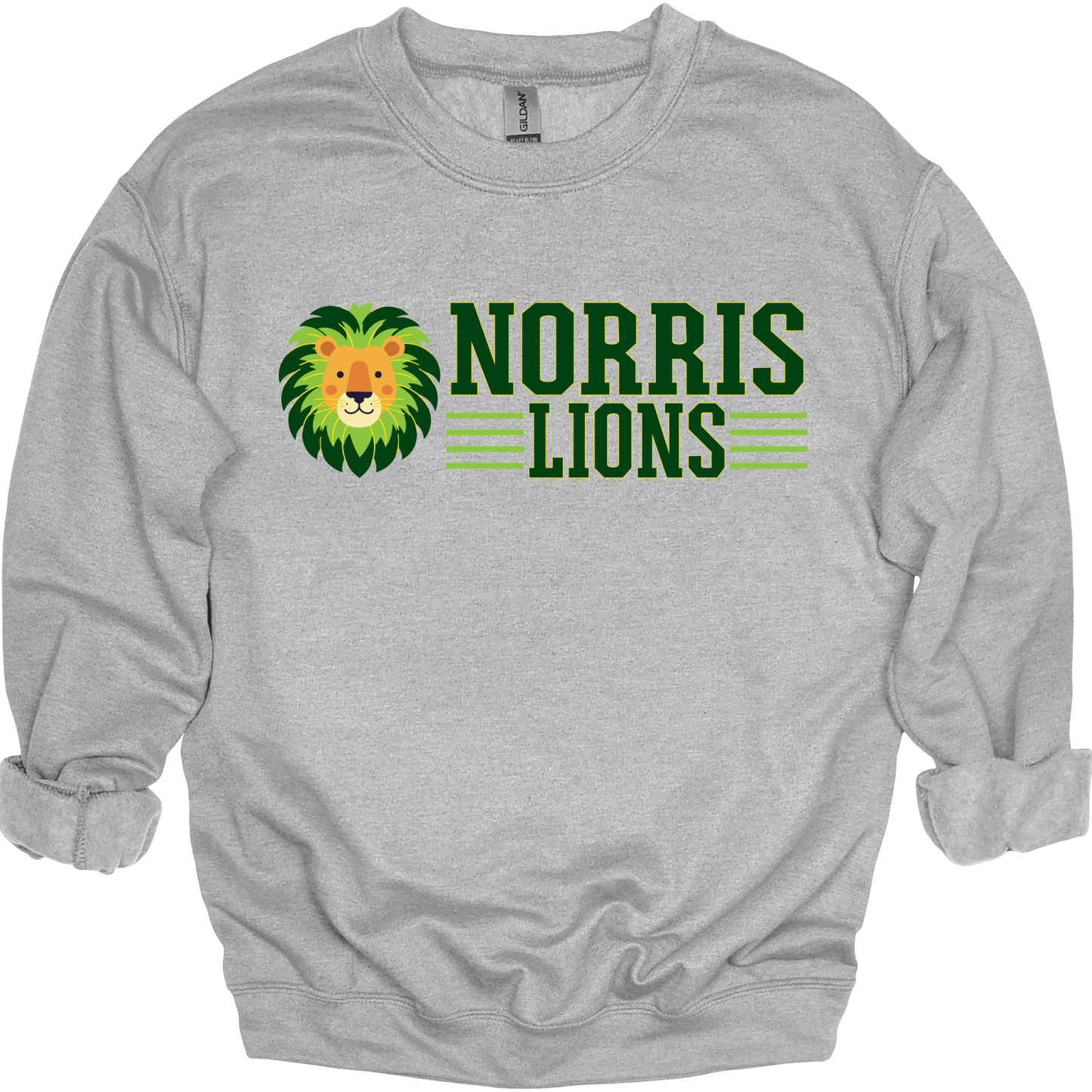 Norris Athletic Lion Crewneck Sweatshirt | Youth & Adult