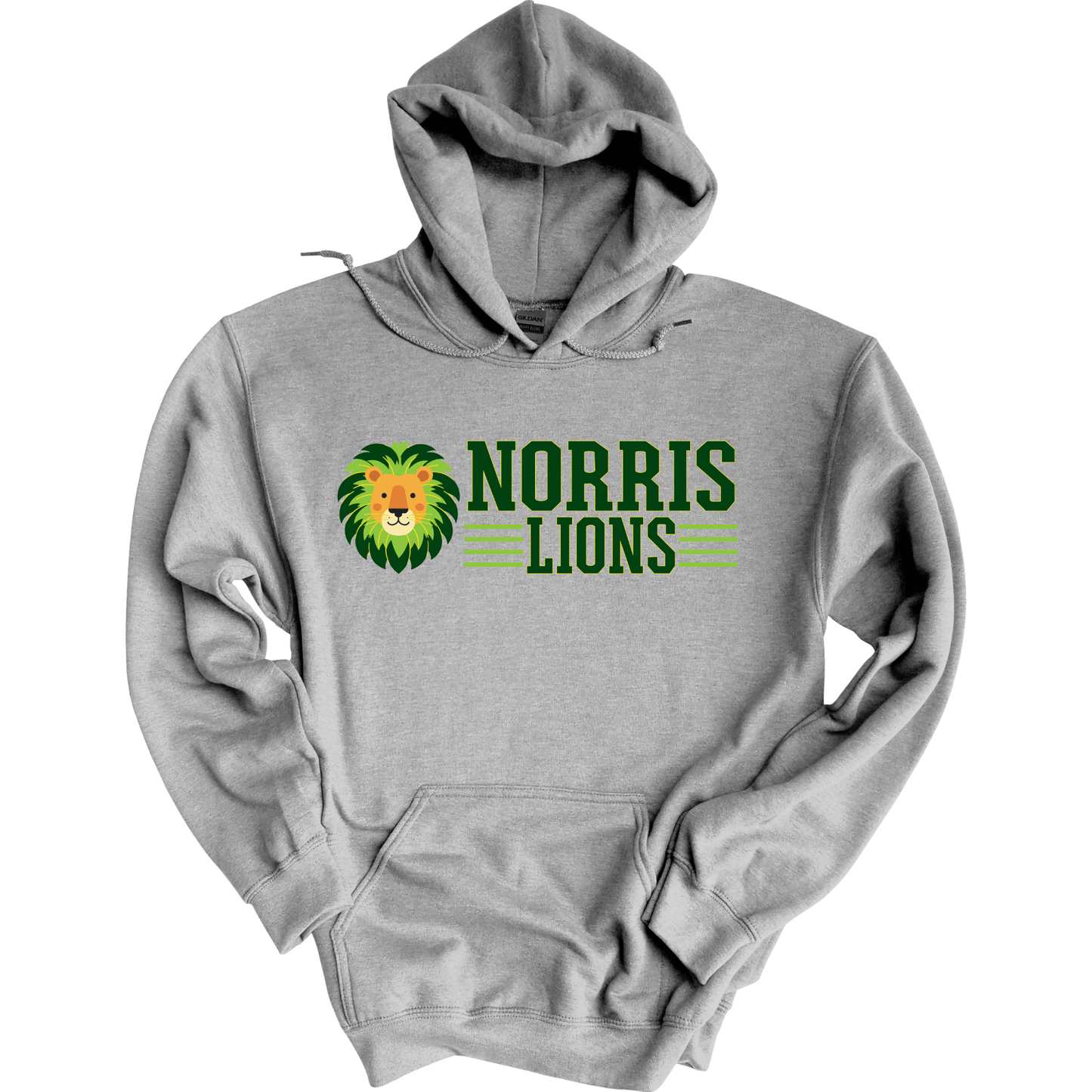 Norris Athletic Lion Hoodie Sweatshirt | Youth & Adult