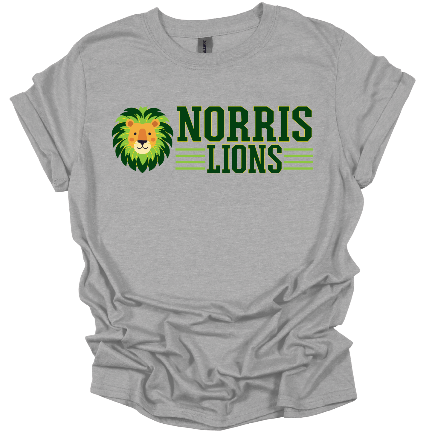 Norris Athletic Lion T-Shirt | Youth & Adult