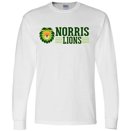 Norris Athletic Lion Long Sleeve T-Shirt | Youth & Adult