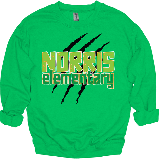 Norris Claw Marks Crewneck Sweatshirt | Youth & Adult