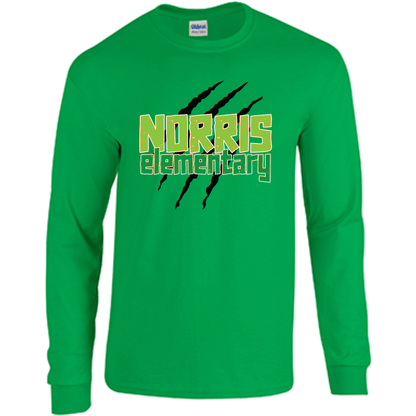Norris Claw Marks Long Sleeve T-Shirt | Youth & Adult