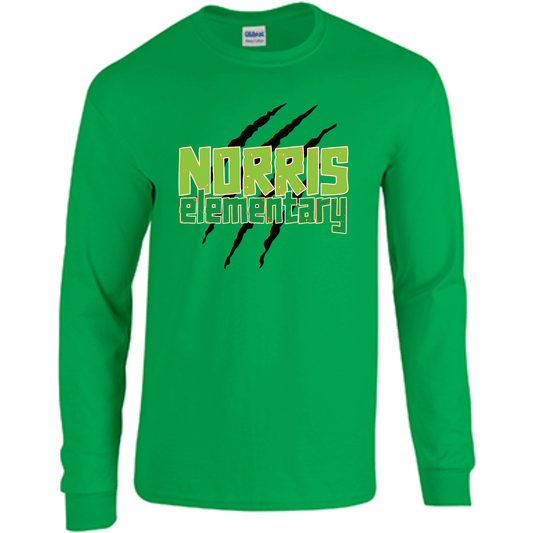 Norris Claw Marks Long Sleeve T-Shirt | Youth & Adult