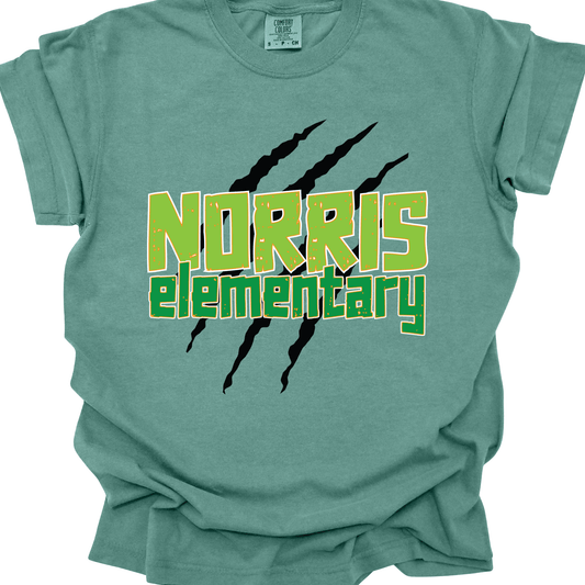 Norris Claw Marks Comfort Colors T-Shirt | Adult Only