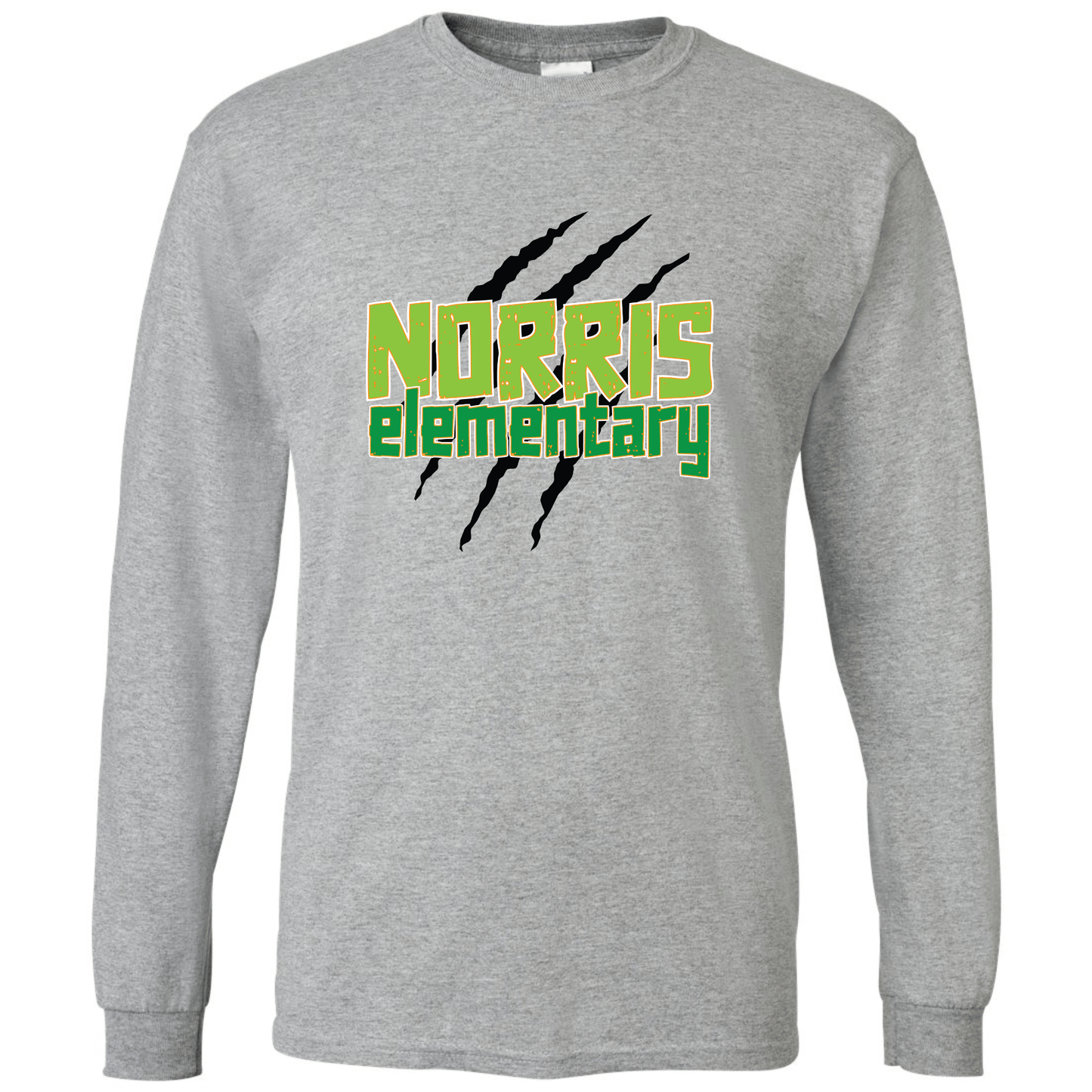 Norris Claw Marks Long Sleeve T-Shirt | Youth & Adult