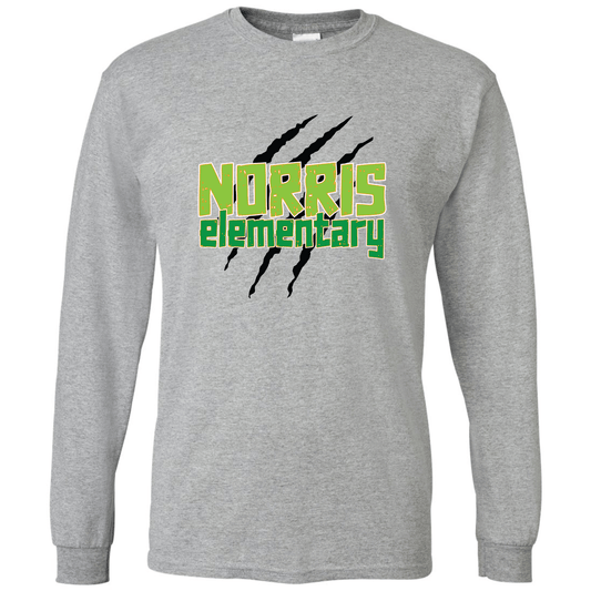 Norris Claw Marks Long Sleeve T-Shirt | Youth & Adult
