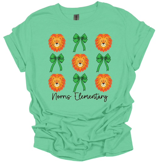 Norris Lions & Bows T-Shirt | Youth & Adult