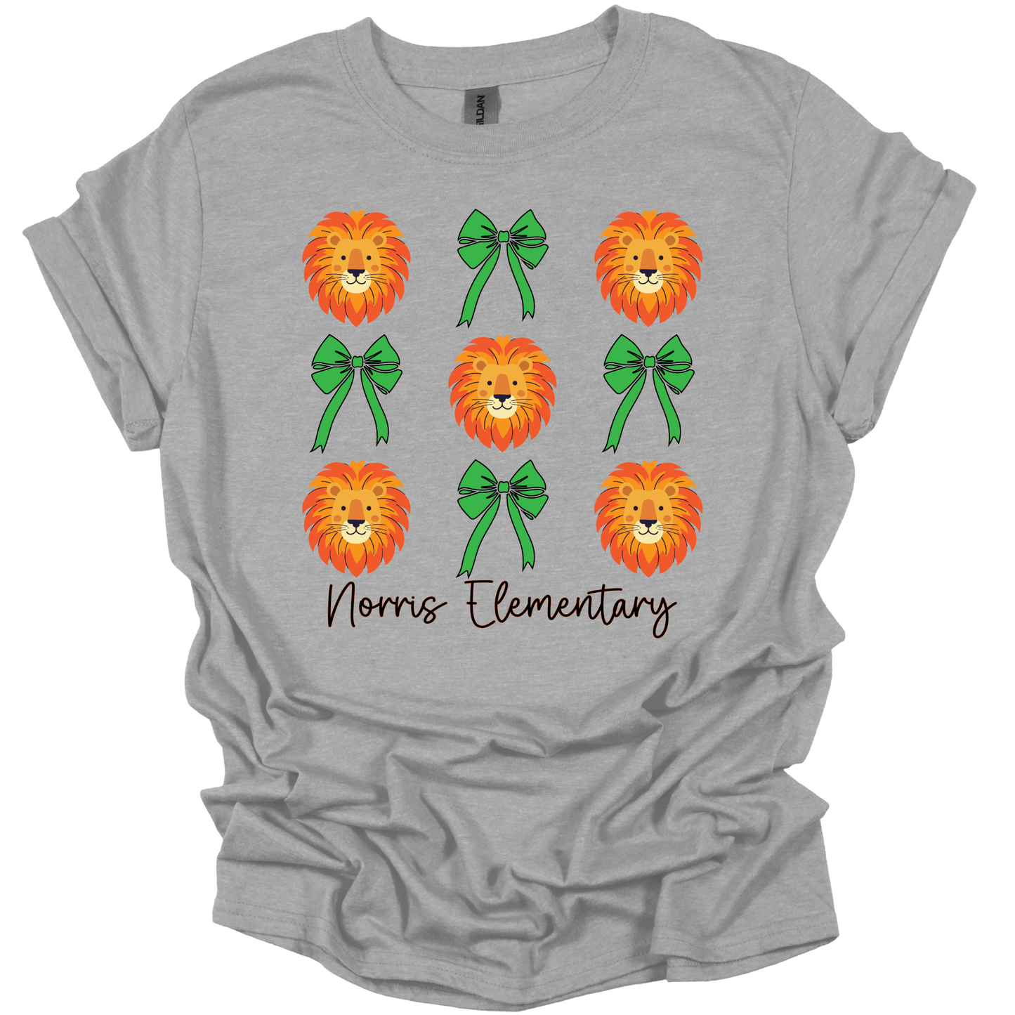 Norris Lions & Bows T-Shirt | Youth & Adult