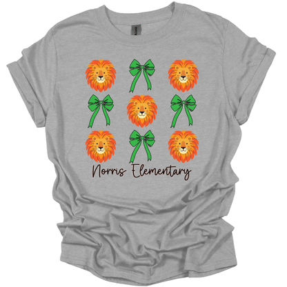 Norris Lions & Bows T-Shirt | Youth & Adult