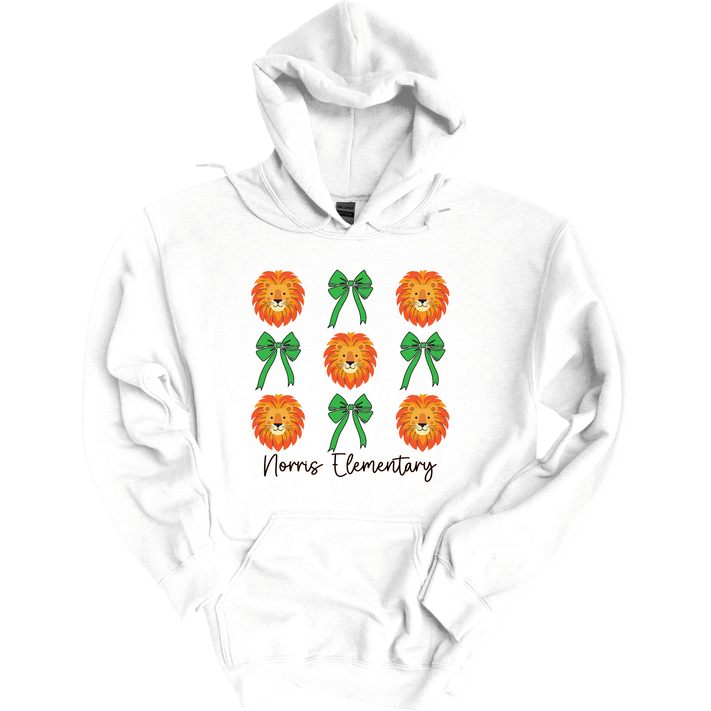 Norris Lions & Bows Hoodie Sweatshirt | Youth & Adult