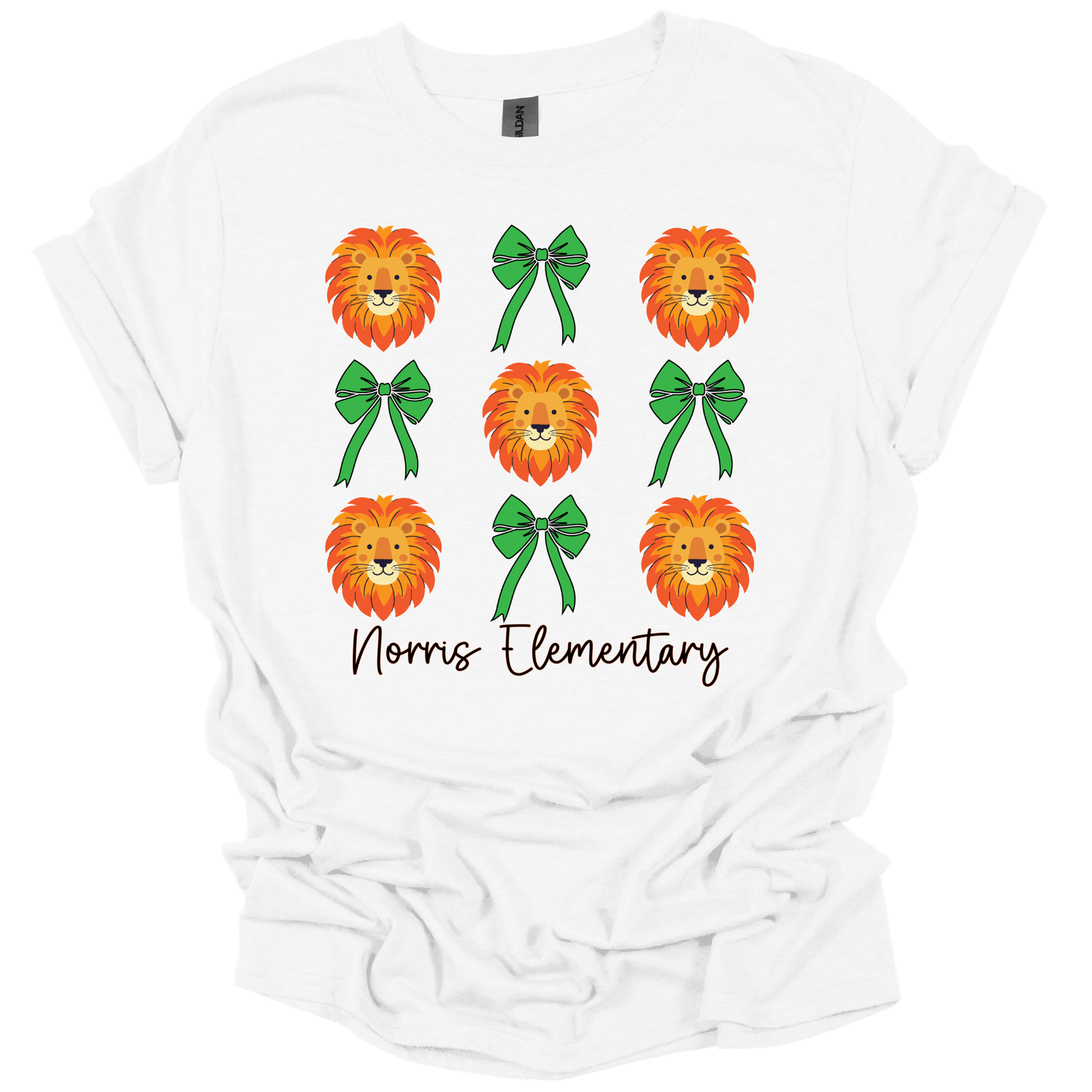 Norris Lions & Bows T-Shirt | Youth & Adult