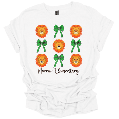 Norris Lions & Bows T-Shirt | Youth & Adult