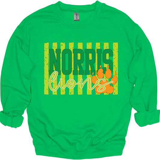Norris Script Spirit Crewneck Sweatshirt | Youth & Adult