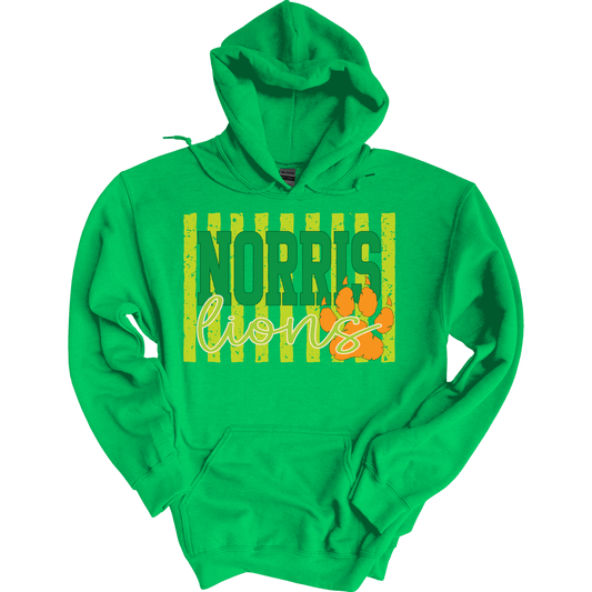 Norris Script Spirit Hoodie Sweatshirt | Youth & Adult