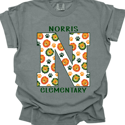 Norris Varsity N Comfort Colors T-Shirt | Adult Only