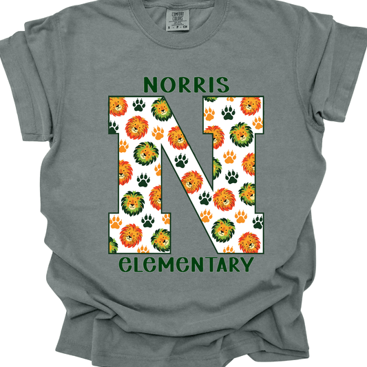 Norris Varsity N Comfort Colors T-Shirt | Adult Only