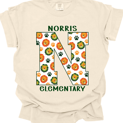 Norris Varsity N Comfort Colors T-Shirt | Adult Only