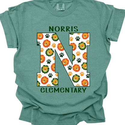 Norris Varsity N Comfort Colors T-Shirt | Adult Only