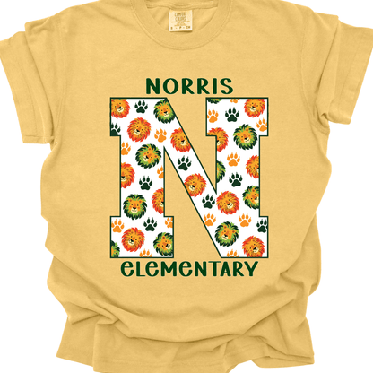 Norris Varsity N Comfort Colors T-Shirt | Adult Only