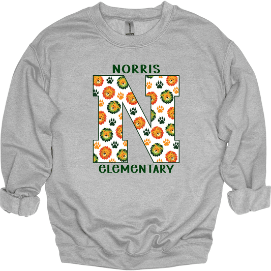 Norris Varsity N Crewneck Sweatshirt | Youth & Adult