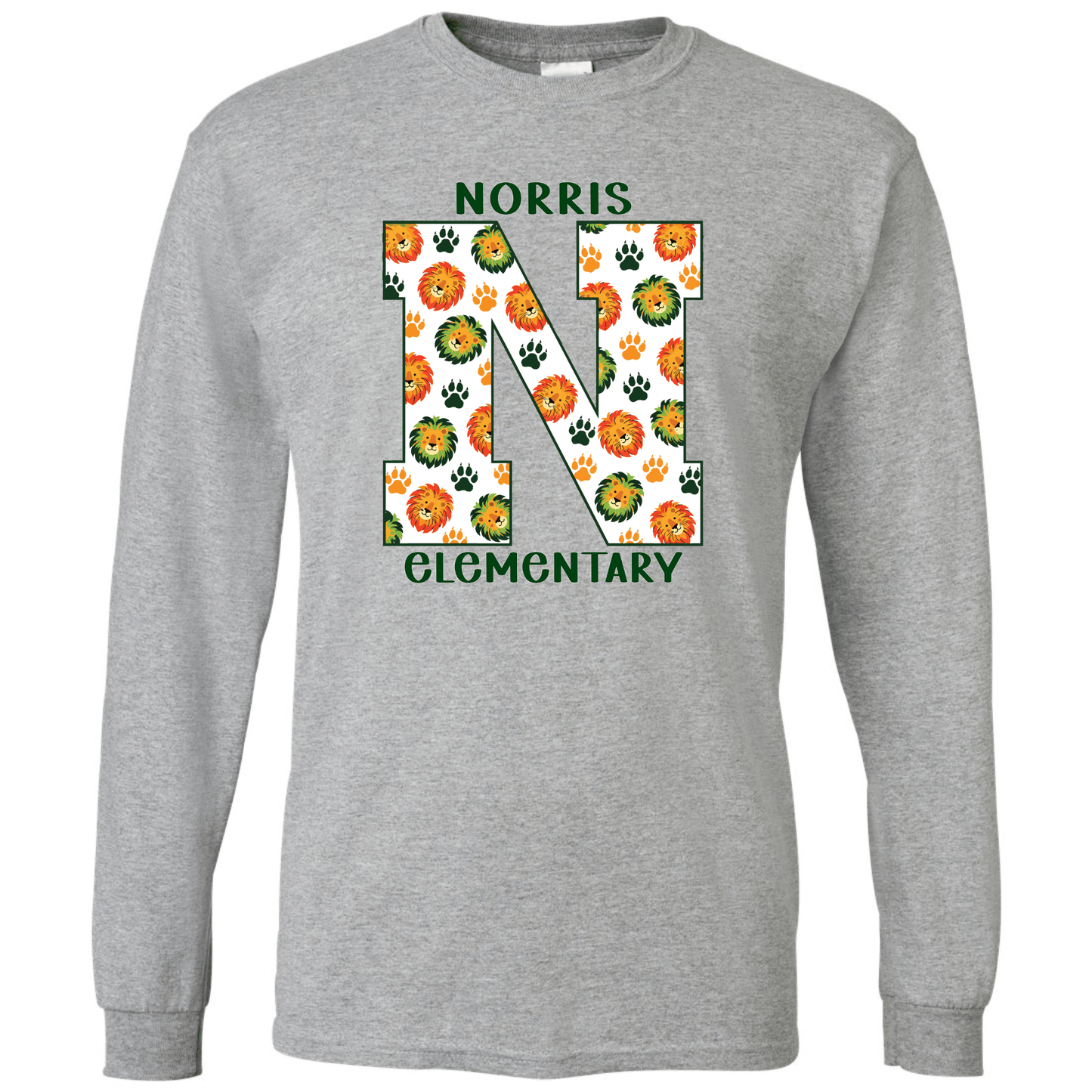 Norris Varsity N Long Sleeve T-Shirt | Youth & Adult