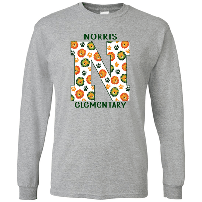 Norris Varsity N Long Sleeve T-Shirt | Youth & Adult