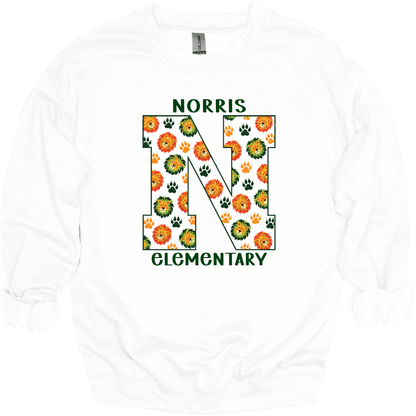 Norris Varsity N Crewneck Sweatshirt | Youth & Adult