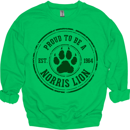 Norris Vintage Stamp Crewneck Sweatshirt | Youth & Adult