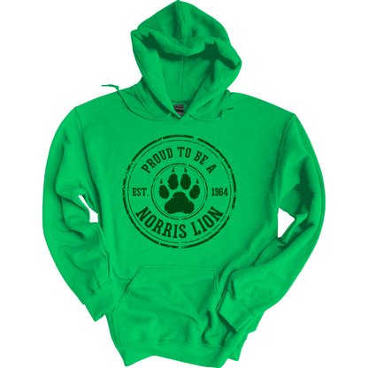 Norris Vintage Stamp Hoodie Sweatshirt | Youth & Adult