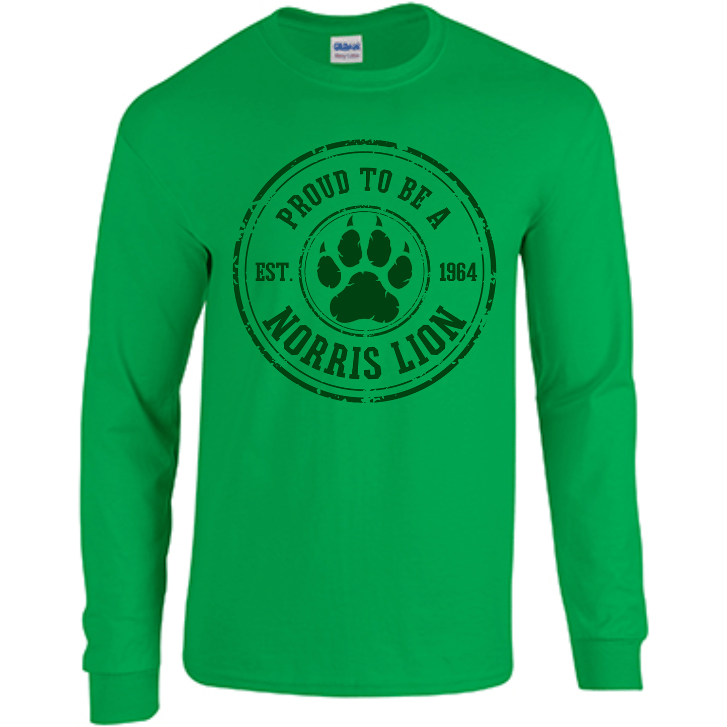 Norris Vintage Stamp Long Sleeve T-Shirt | Youth & Adult