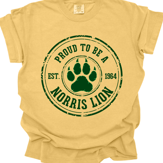 Norris Vintage Stamp Comfort Colors T-Shirt | Adult Only