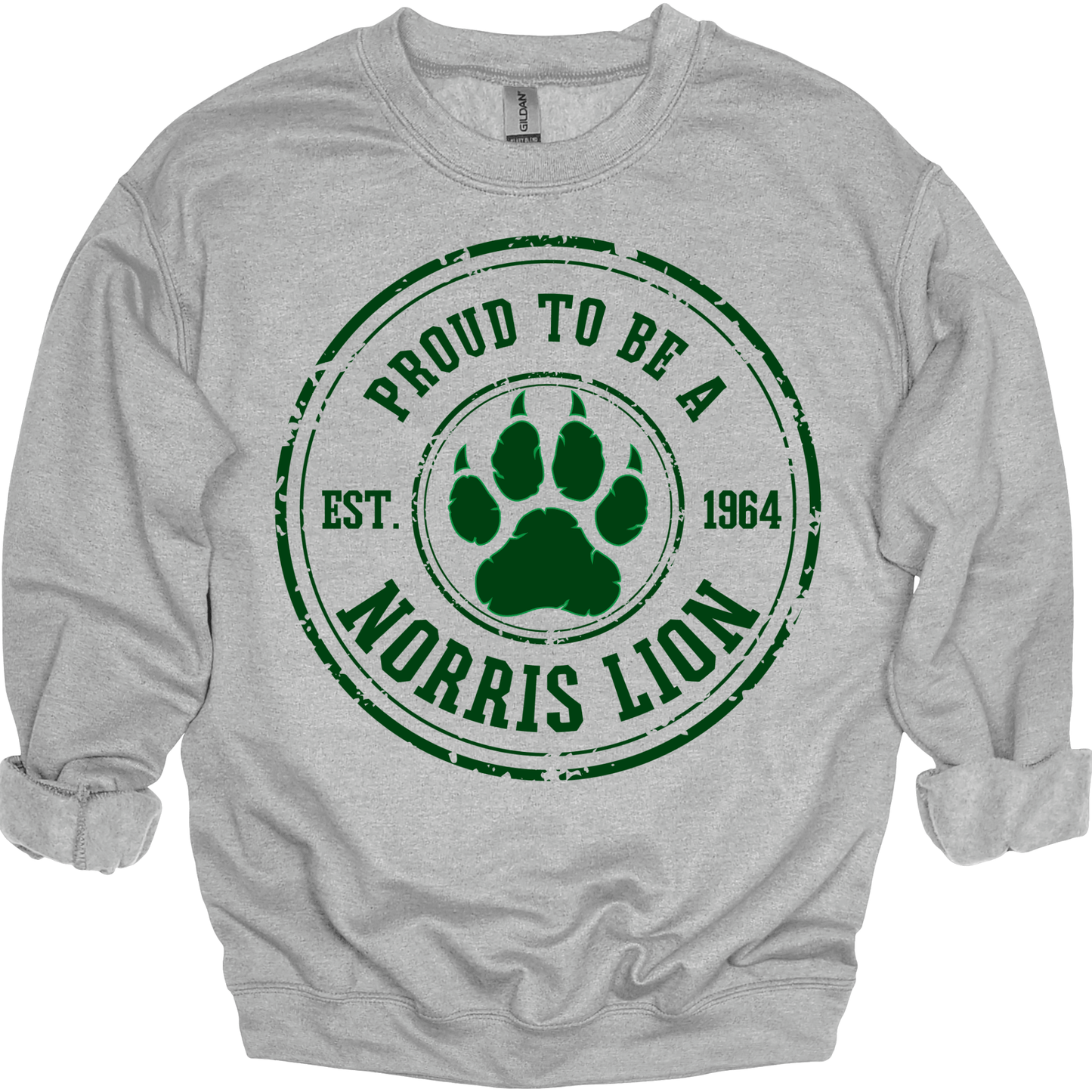 Norris Vintage Stamp Crewneck Sweatshirt | Youth & Adult