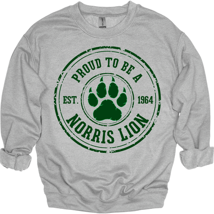 Norris Vintage Stamp Crewneck Sweatshirt | Youth & Adult