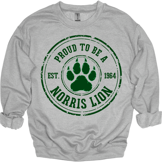 Norris Vintage Stamp Crewneck Sweatshirt | Youth & Adult