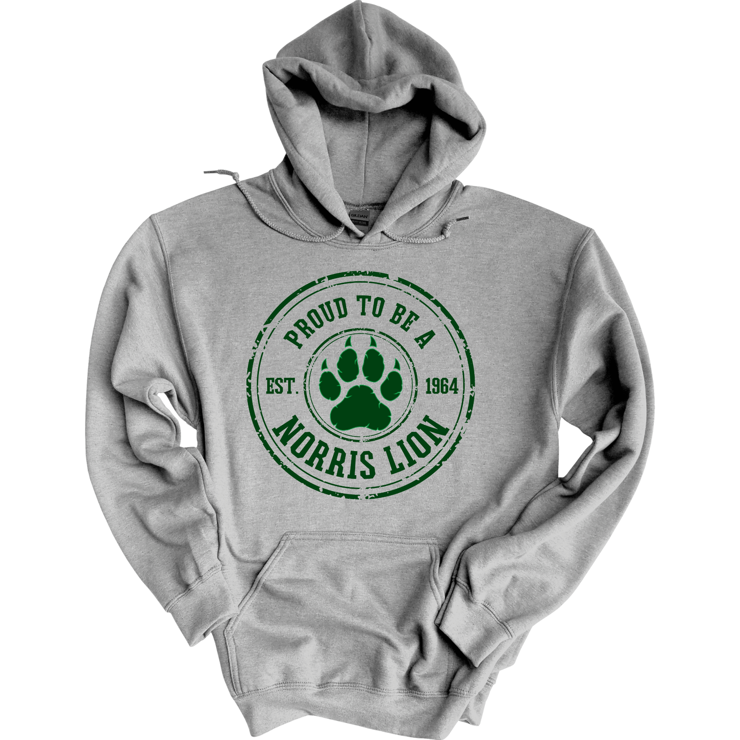 Norris Vintage Stamp Hoodie Sweatshirt | Youth & Adult
