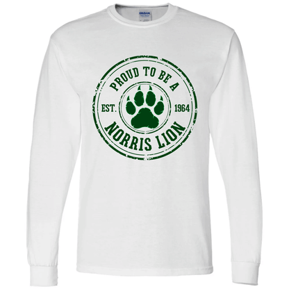 Norris Vintage Stamp Long Sleeve T-Shirt | Youth & Adult