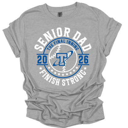 Papillion South Titans Senior Dad 2026 – Finish Strong Tee