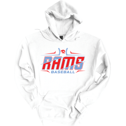 Ralston Rams Baseball Slashed Hoodie Sweatshirt