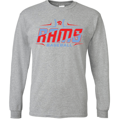 Ralston Rams Baseball Slashed Long Sleeve T-Shirt