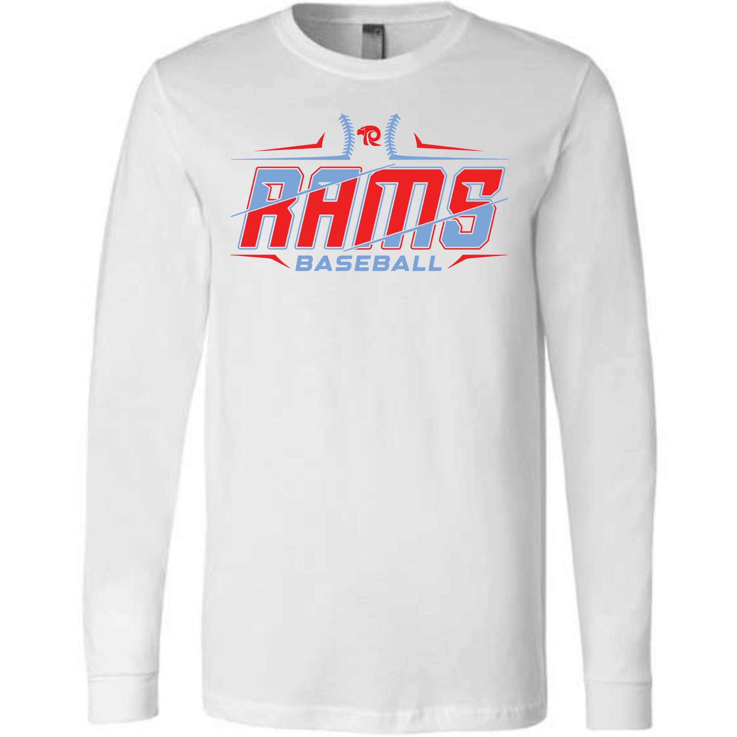 Ralston Rams Baseball Slashed Long Sleeve T-Shirt