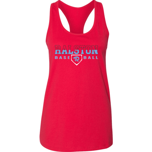 Ralston Rams Baseball Split Block Apparel Jersey Tanktop - Bella+Canvas