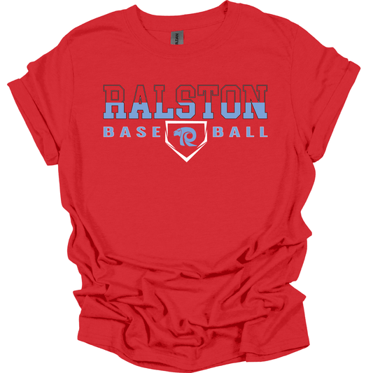 Ralston Rams Baseball Split Block Apparel T-Shirt